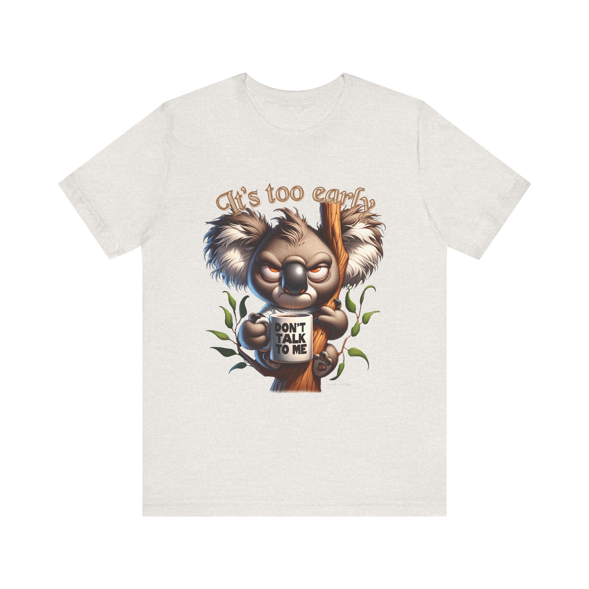 Grumpy Koala Unisex Jersey Short Sleeve Tee image 4
