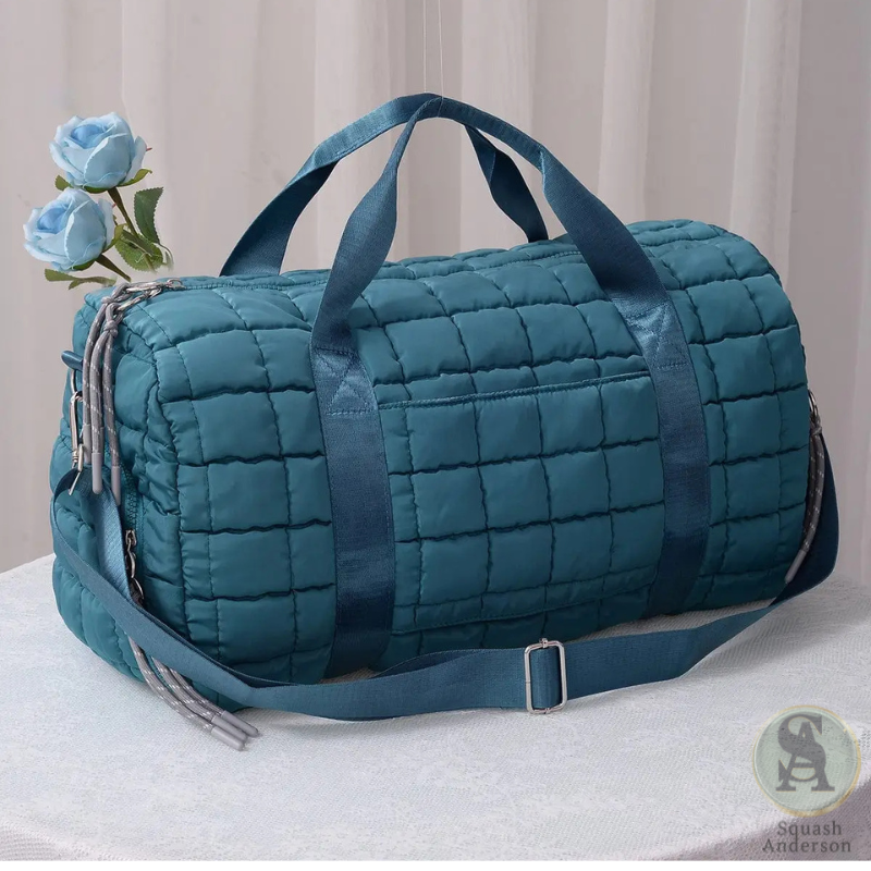 Quilted Puffer Weekender Bag