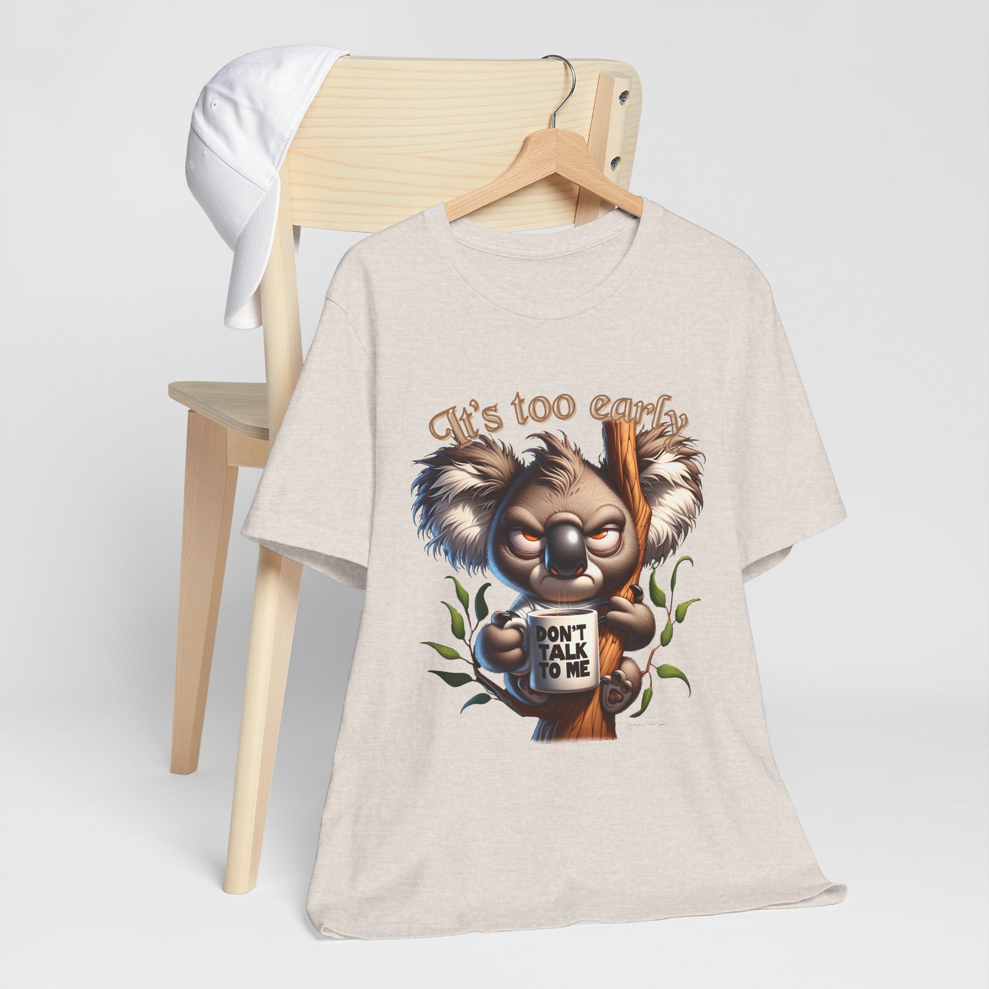 Grumpy Koala Unisex Jersey Short Sleeve Tee image 10
