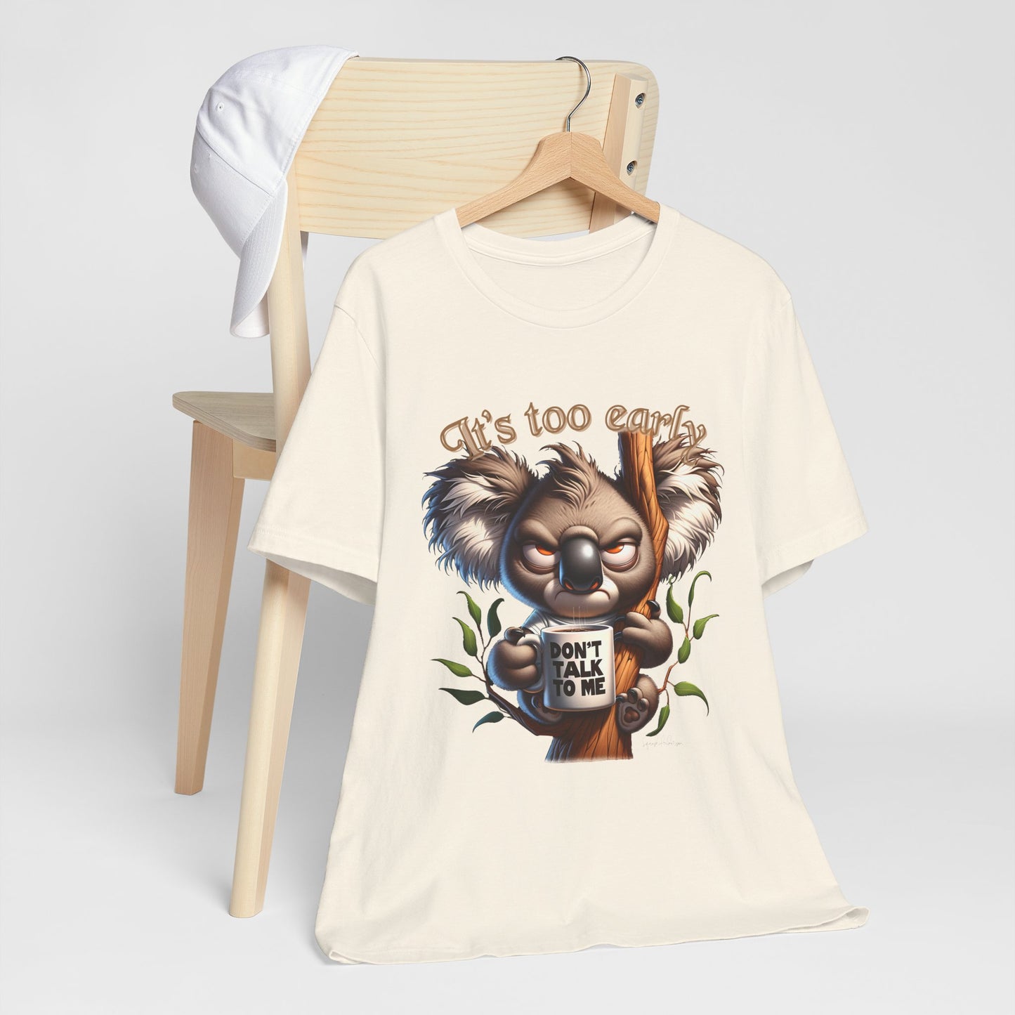 Grumpy Koala Unisex Jersey Short Sleeve Tee image 6