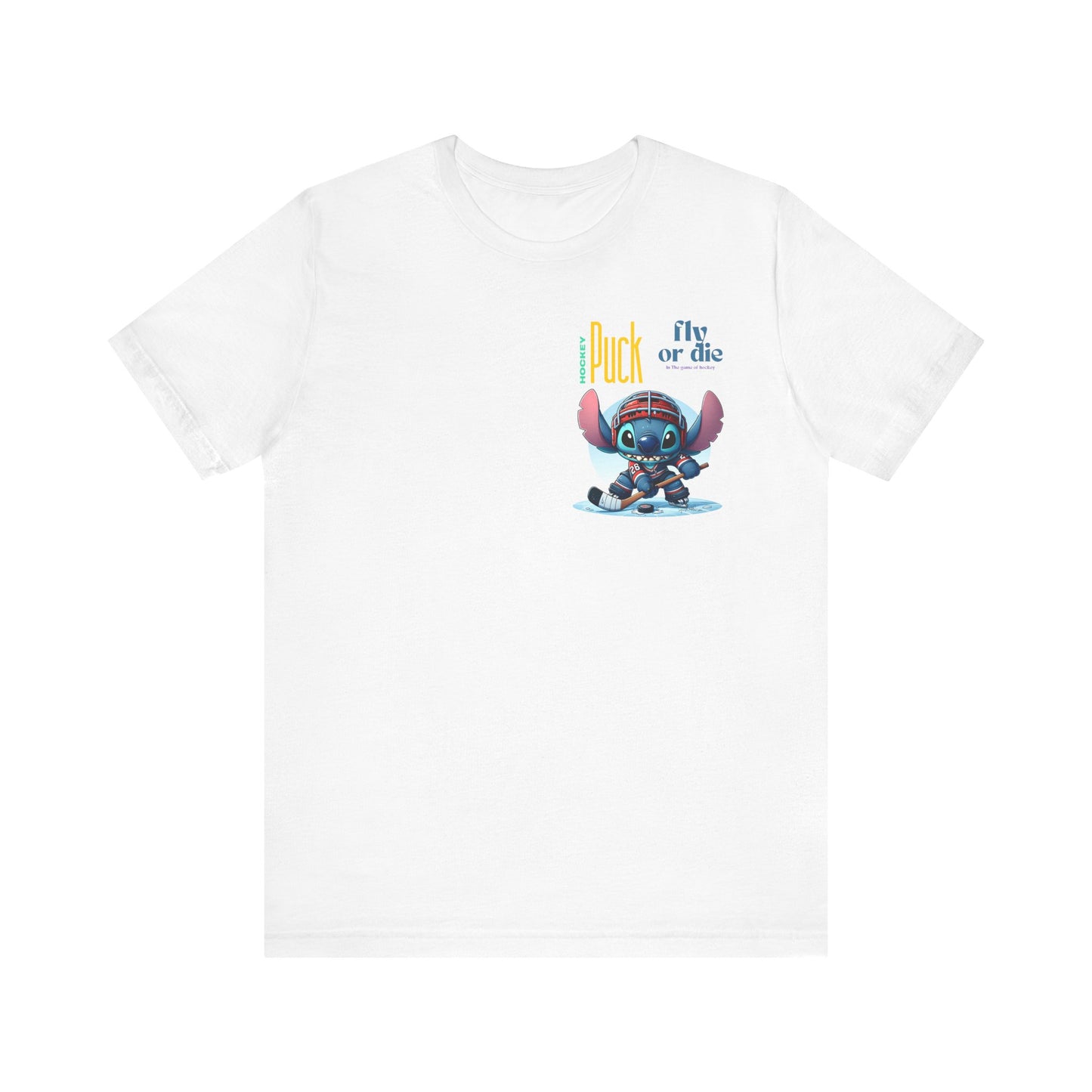 Hockey Puck Stitchup Unisex Jersey Short Sleeve Tee image 0