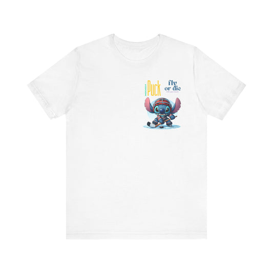 Hockey Puck Stitchup Unisex Jersey Short Sleeve Tee image 0
