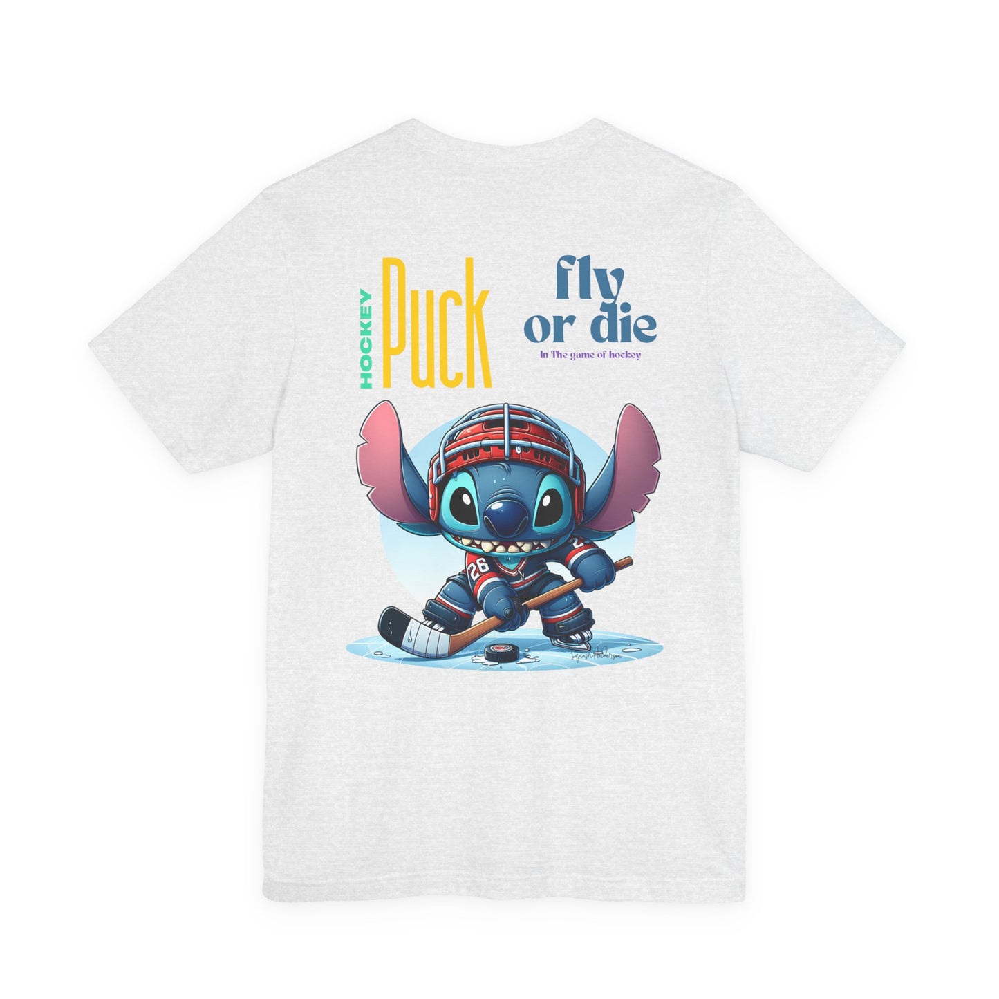 Hockey Puck Stitchup Unisex Jersey Short Sleeve Tee image 7
