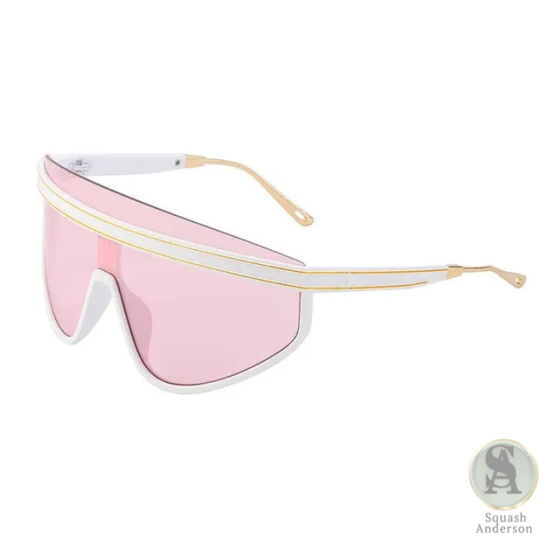 Windproof and Sunscreen Integrated Large Frame Lens Sunglasses