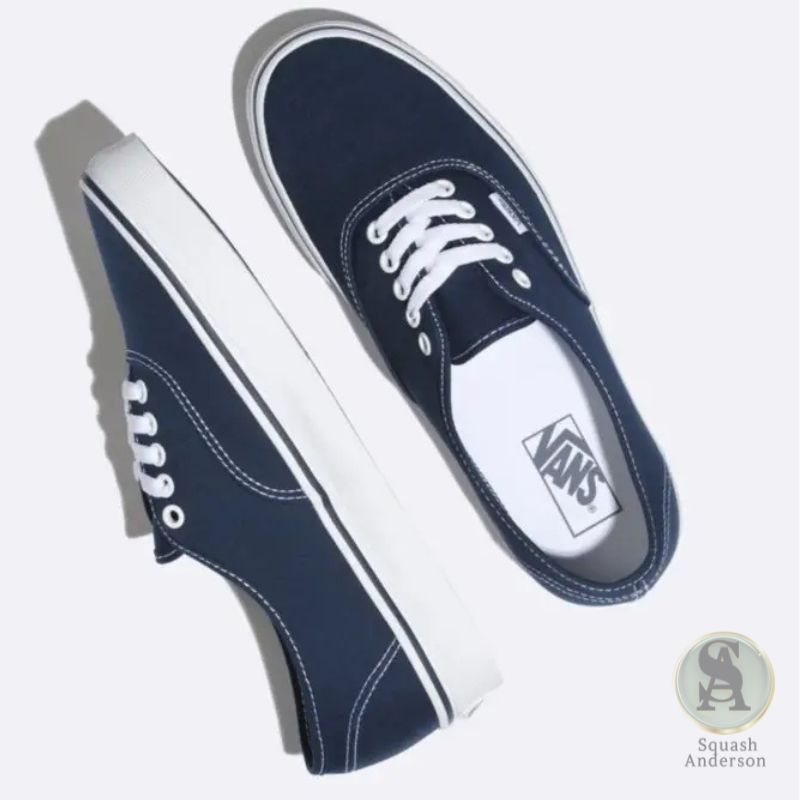 Vans Authentic Dress Blue & White Sneakers