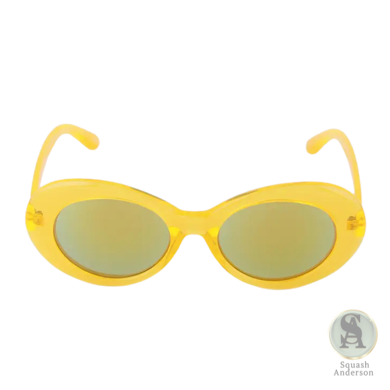Bright Round Retro Sunglasses