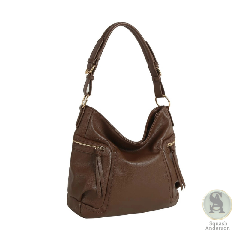 Side Zip Pocket Tote Bag