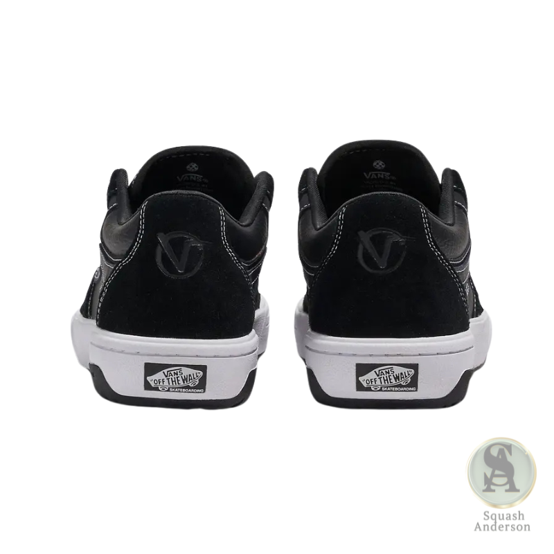 Vans Rowan 2 Black & White Skate Sneakers