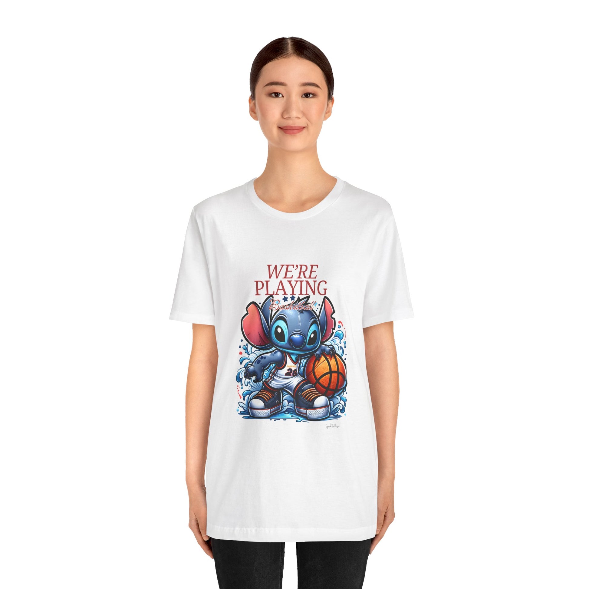Throwing Baskets Unisex Jersey Short Sleeve Tee image 5