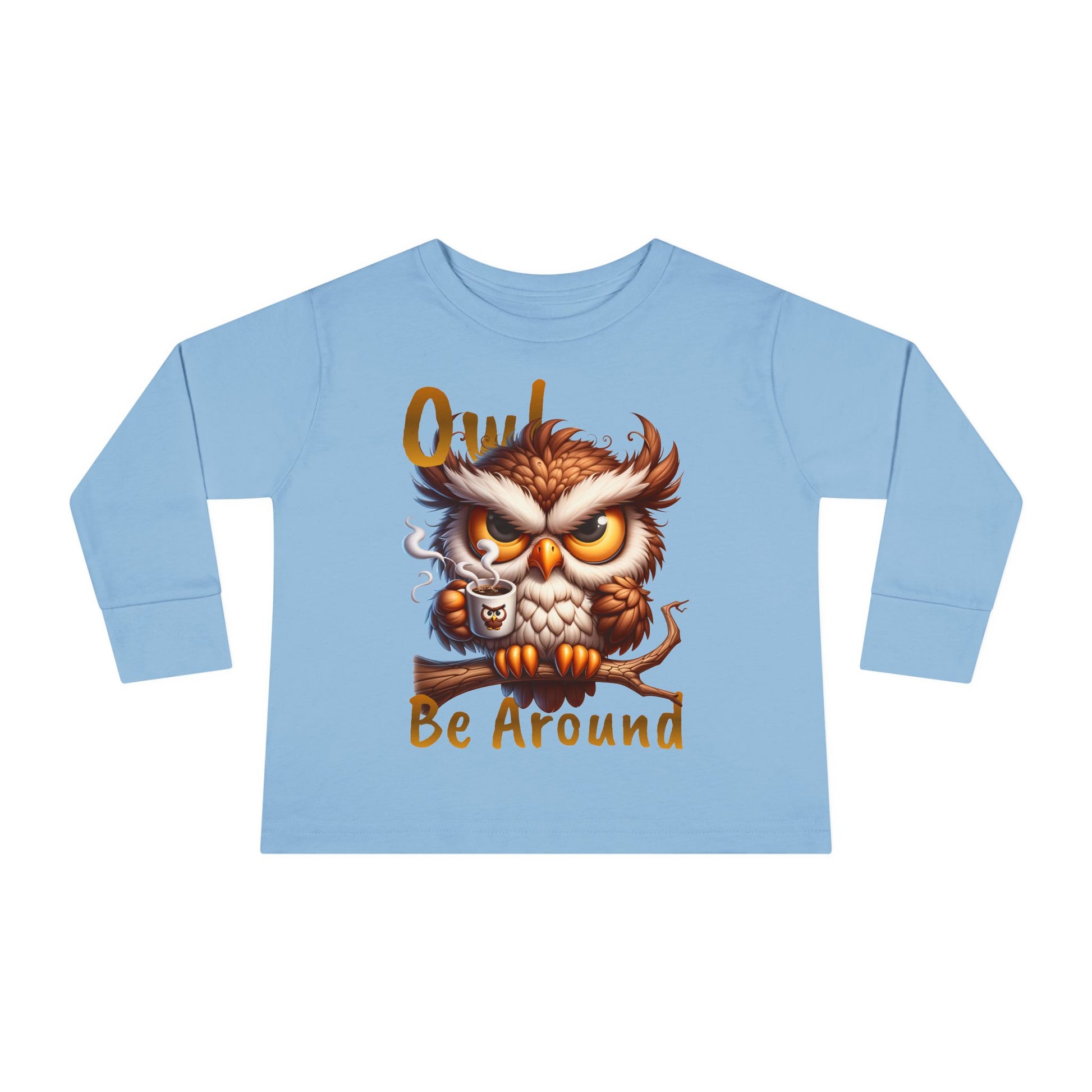 Owl Be Around Toddler Long Sleeve Tee image 8