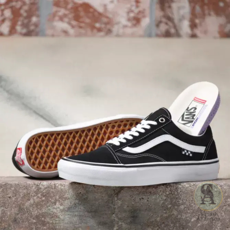 Vans Skate Old Skool Black and White Shoe