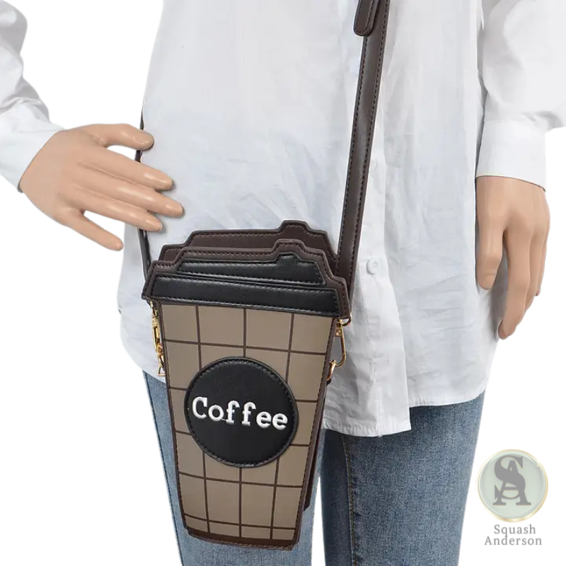 Coffee To-Go Cup Crossbody Bag
