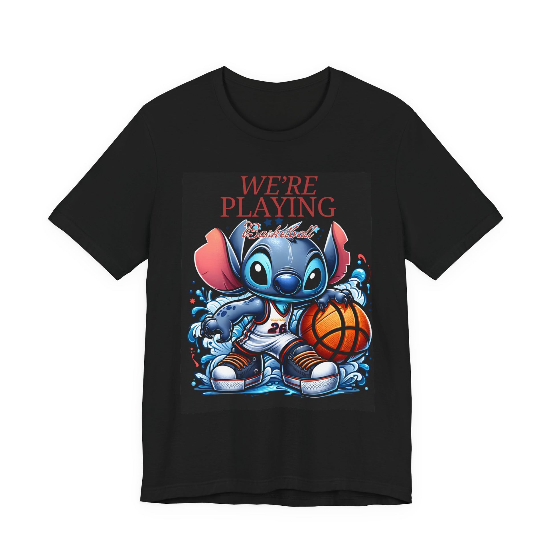 Throwing Baskets Blk Unisex Jersey Short Sleeve Tee image 6