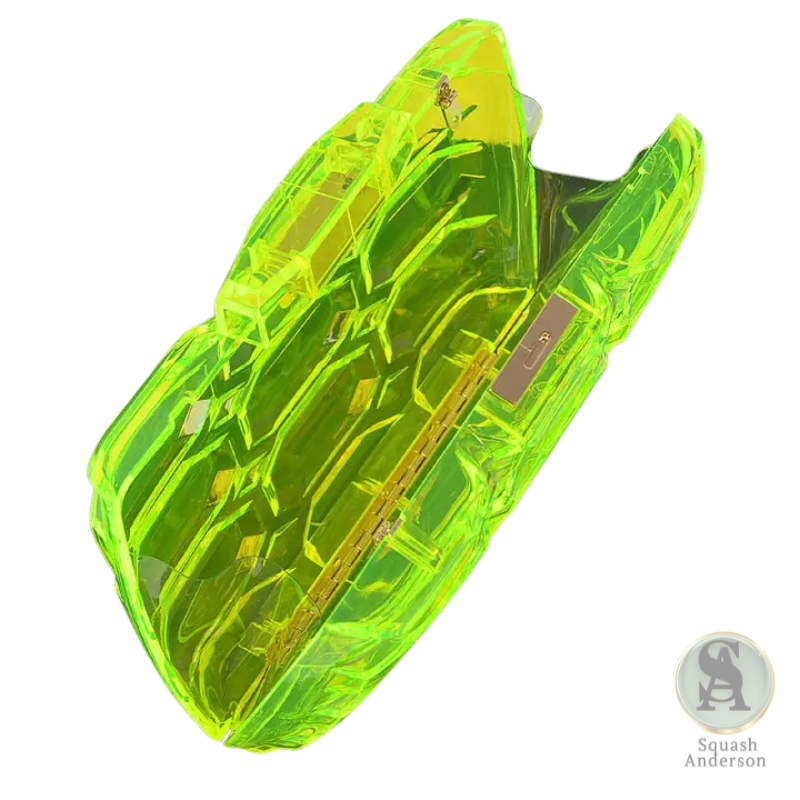 Neon Glow Acrylic Clutch