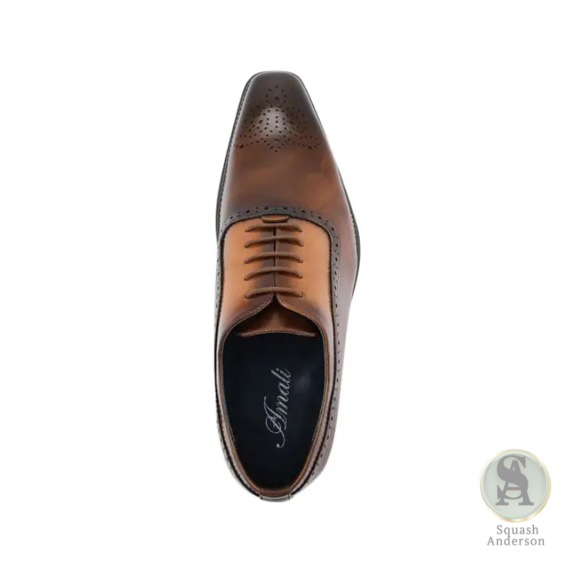 Piedmont Tan Wingtip Oxfords