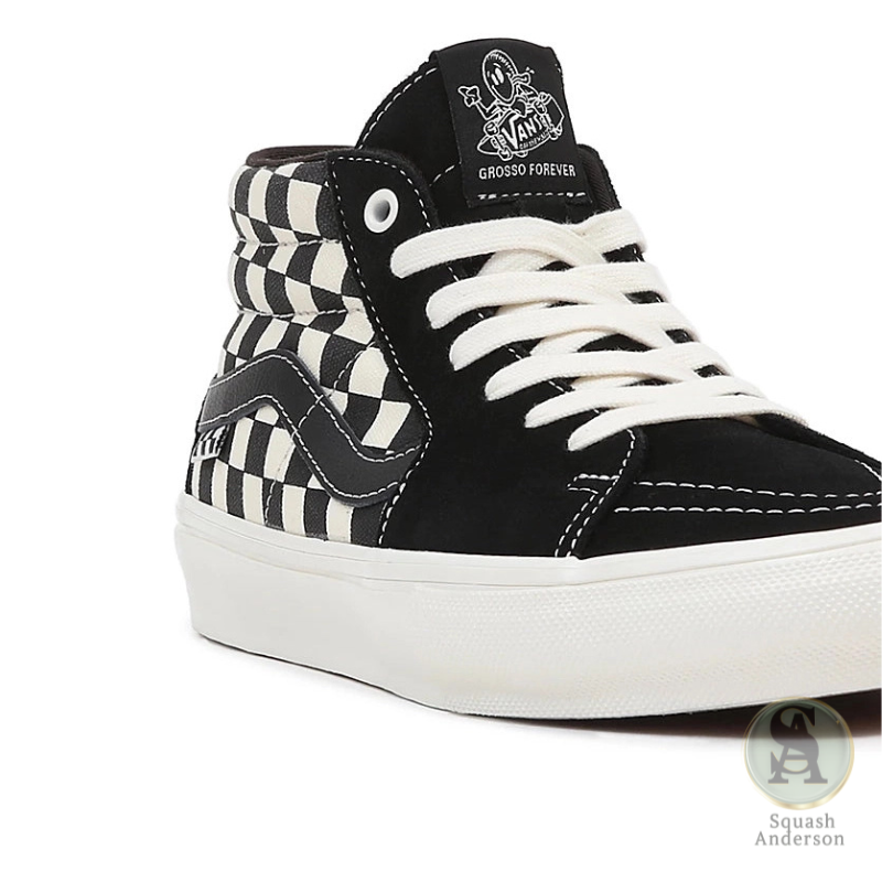 Vans Checkerboard Black and Marshmallow Shoe