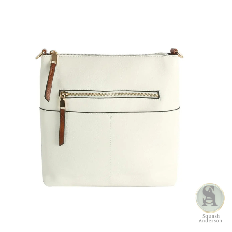 Elina Zipper Front Crossbody Bag