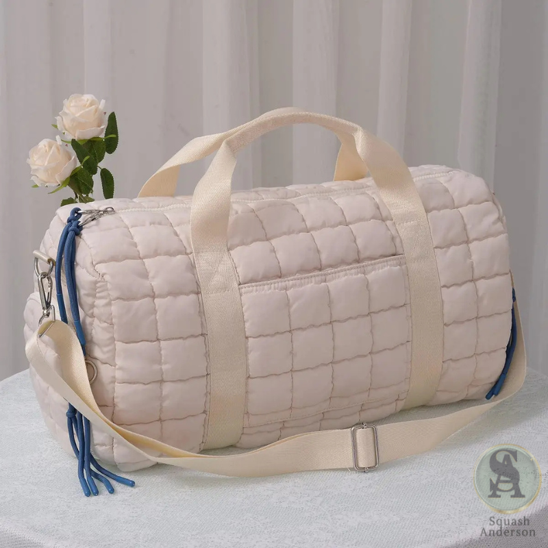 Quilted Puffer Weekender Bag
