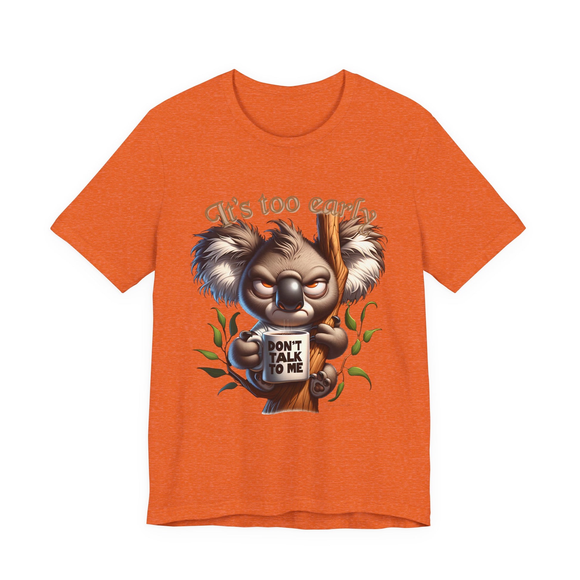Grumpy Koala Unisex Jersey Short Sleeve Tee image 2