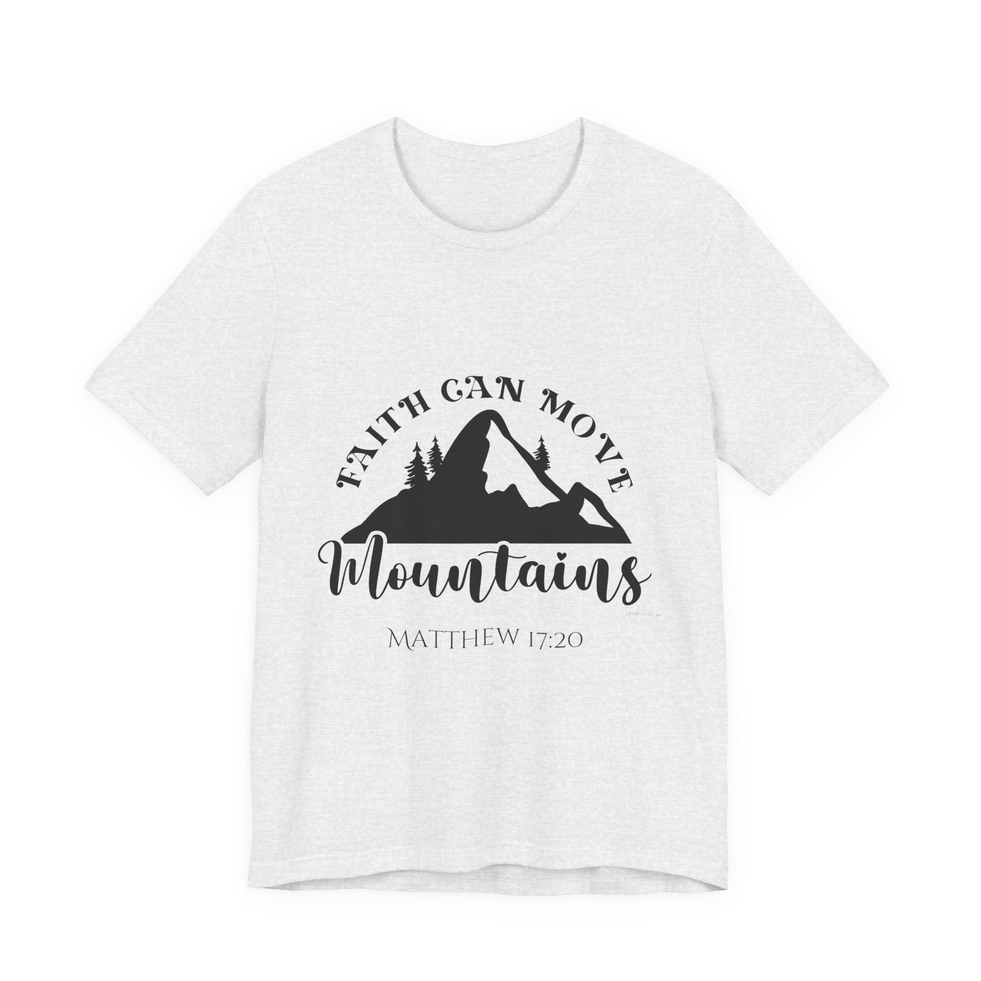 Faith can move mountains Unisex Jersey Short Sleeve Tee image 10