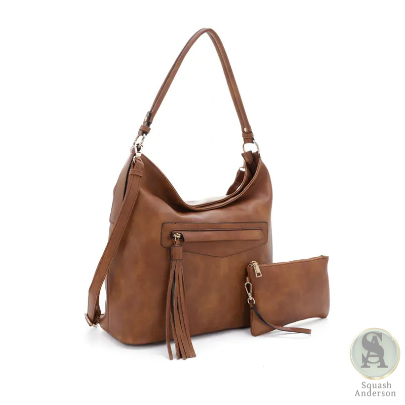 Eliza 2-in-1 Tassel Hobo Shoulder Bag Set