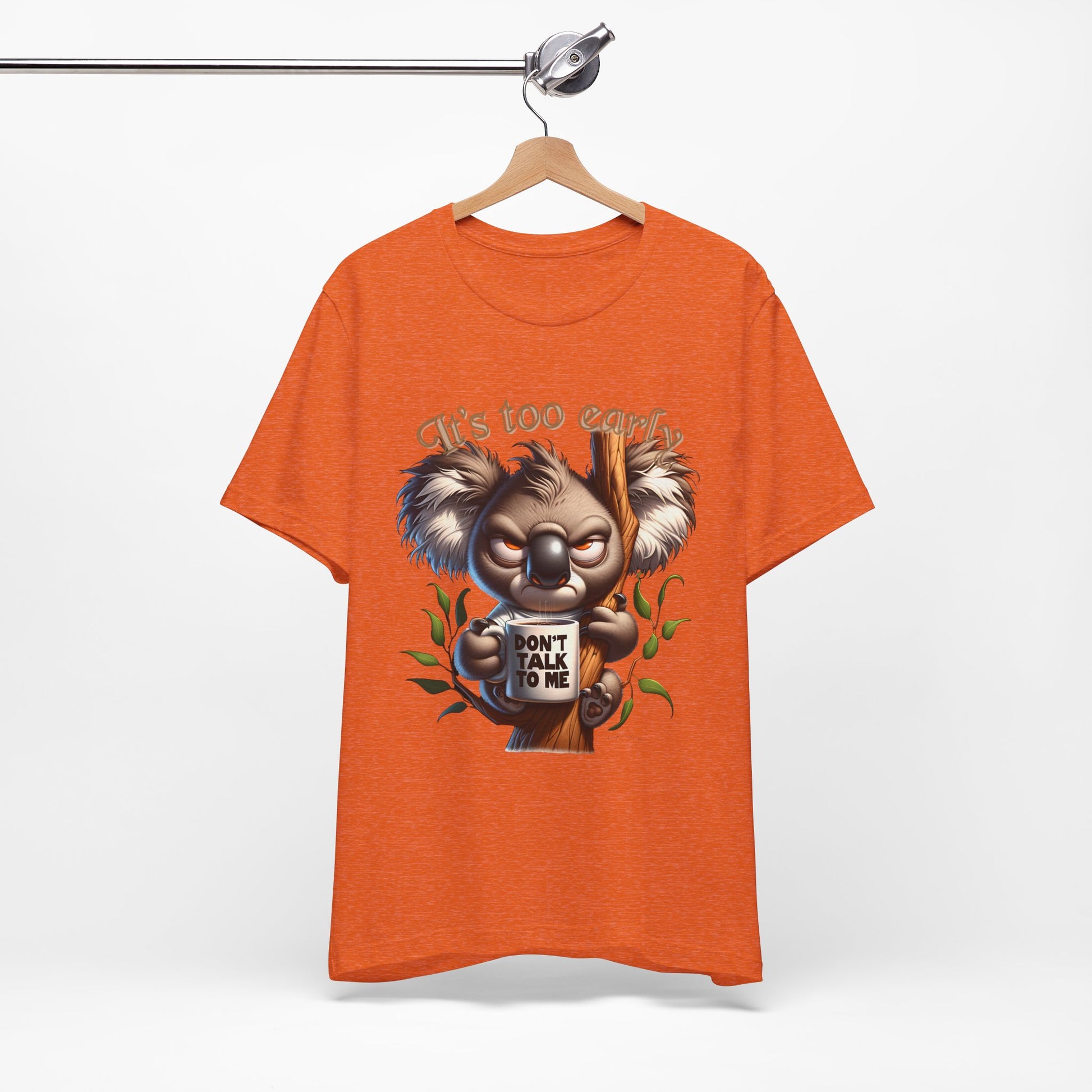 Grumpy Koala Unisex Jersey Short Sleeve Tee image 2