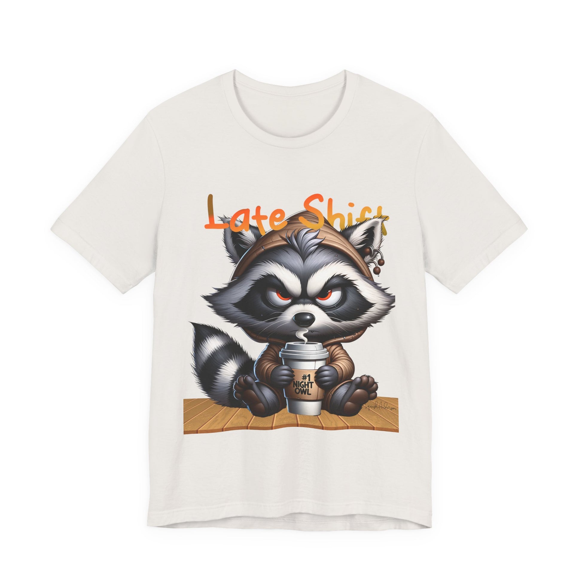 Grumpy Raccoon Unisex Jersey Short Sleeve Tee image 14