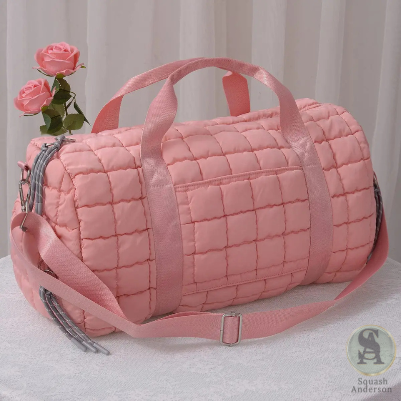 Quilted Puffer Weekender Bag