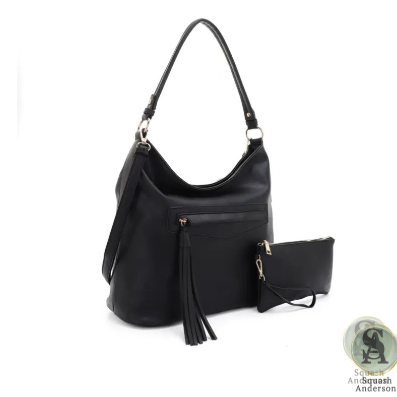 Eliza 2-in-1 Tassel Hobo Shoulder Bag Set