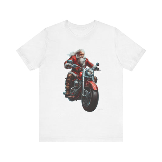 Road Hog Santa Unisex Jersey Short Sleeve Tee image 0