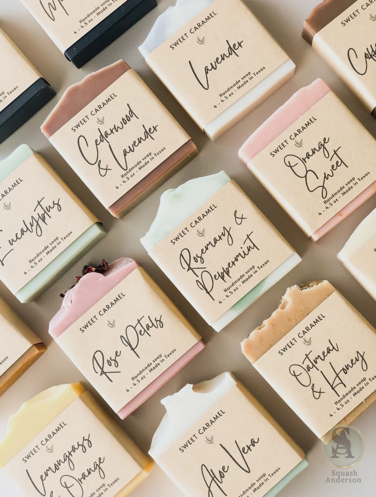 Sweet Caramel Handmade Soap Collection – Luxe Natural Bars