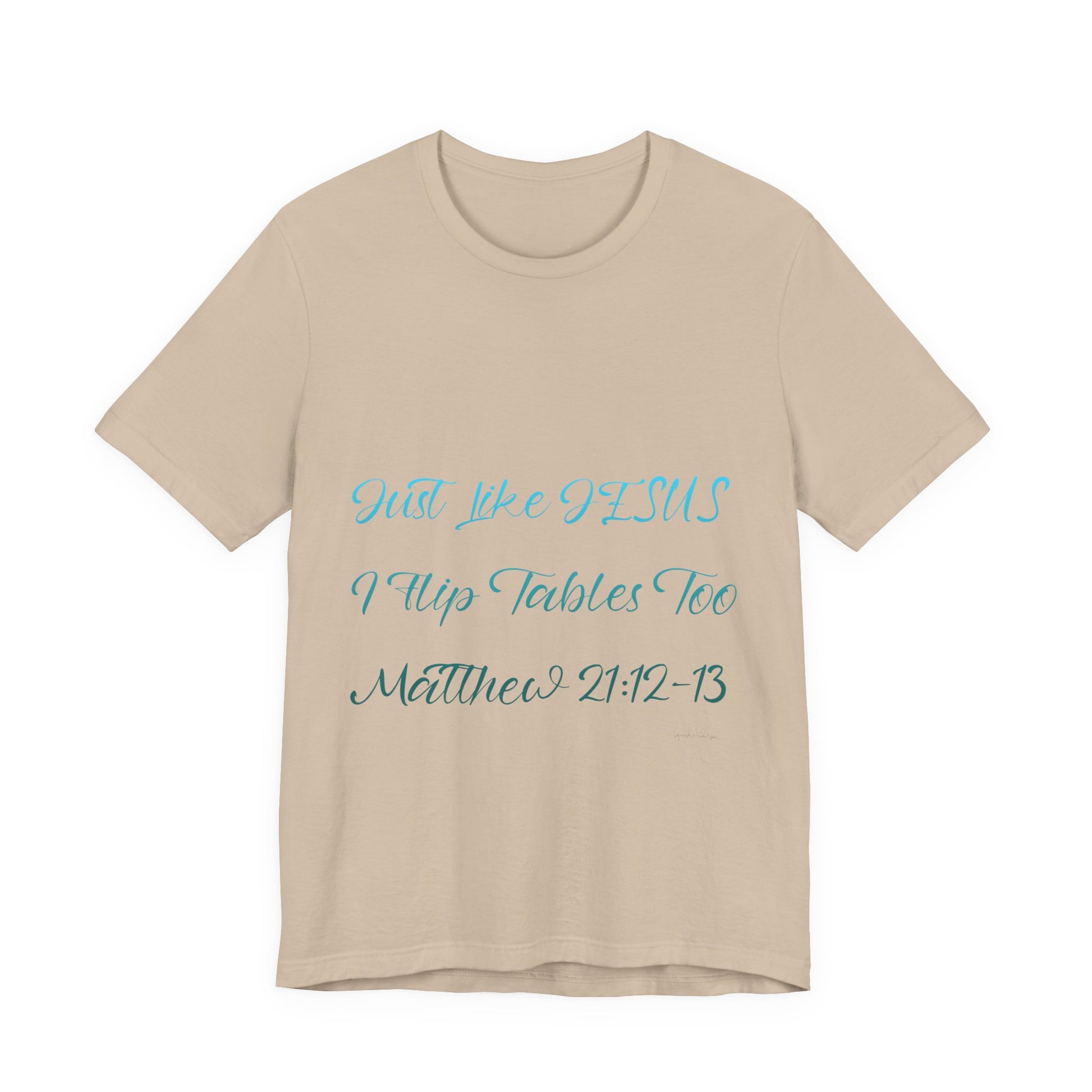 Matthew 21:12-13 Unisex Jersey Short Sleeve Tee image 10