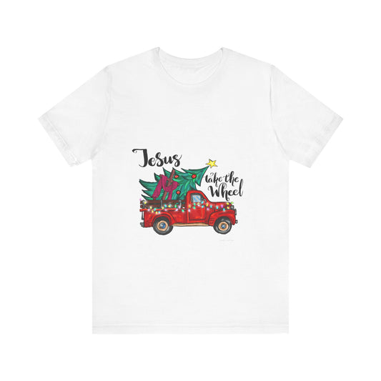 Jesus take the wheel Unisex Jersey Short Sleeve Tee image 0