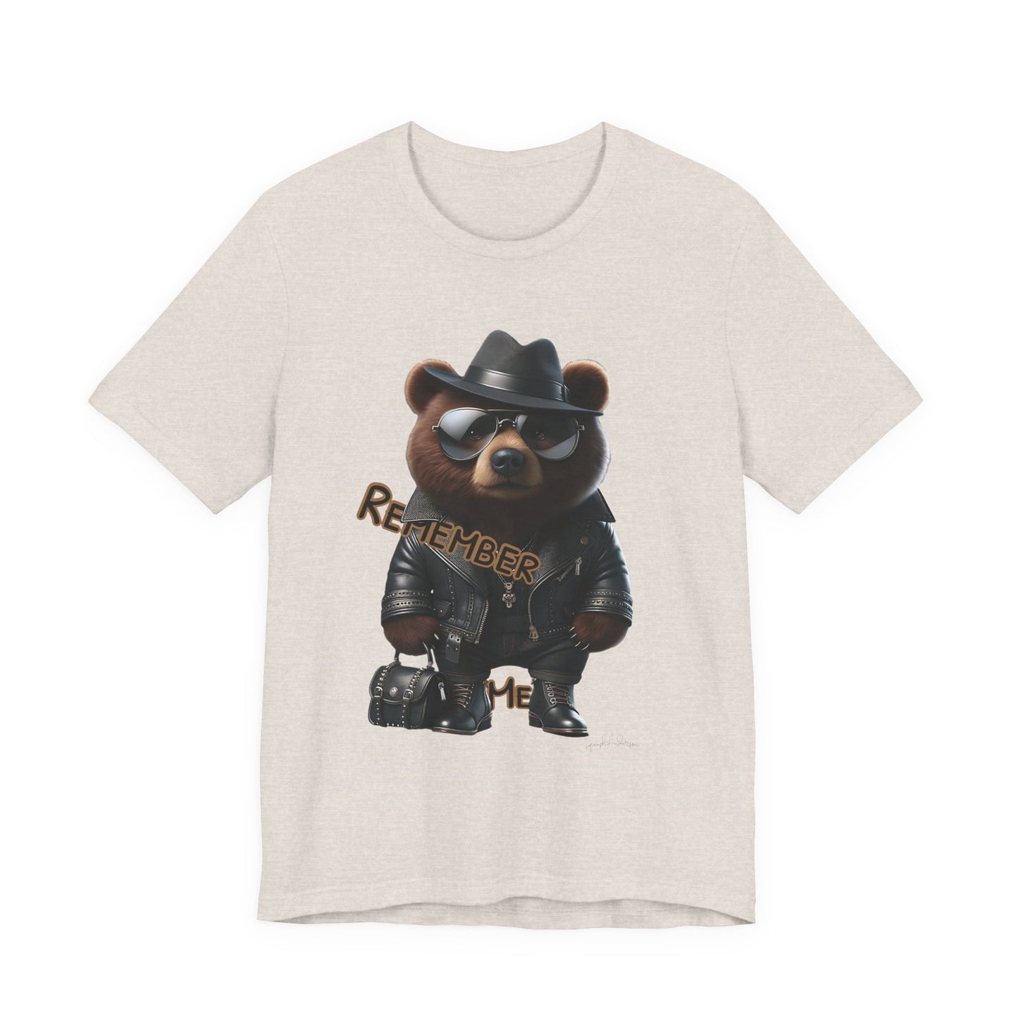 Remember Me Bear Unisex Jersey Short Sleeve Tee image 14