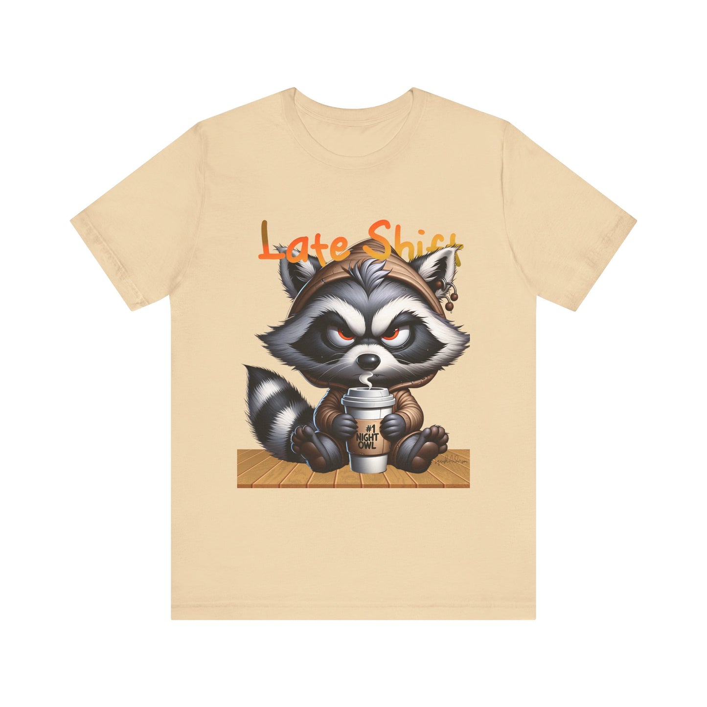 Grumpy Raccoon Unisex Jersey Short Sleeve Tee image 8