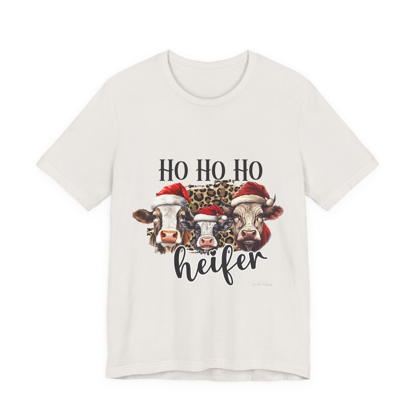 Ho Ho Ho Heifer Unisex Jersey Short Sleeve Tee image 14