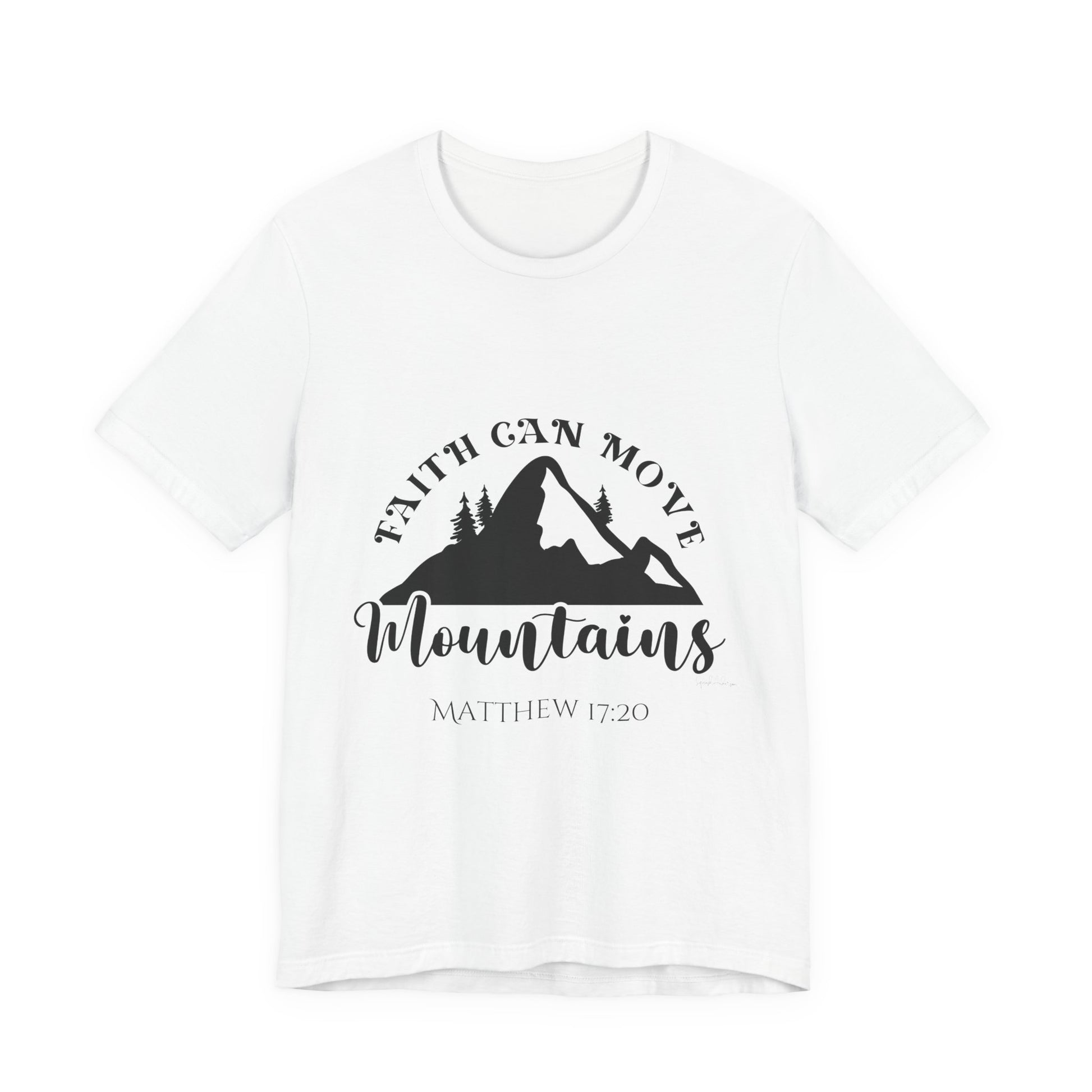 Faith can move mountains Unisex Jersey Short Sleeve Tee image 2