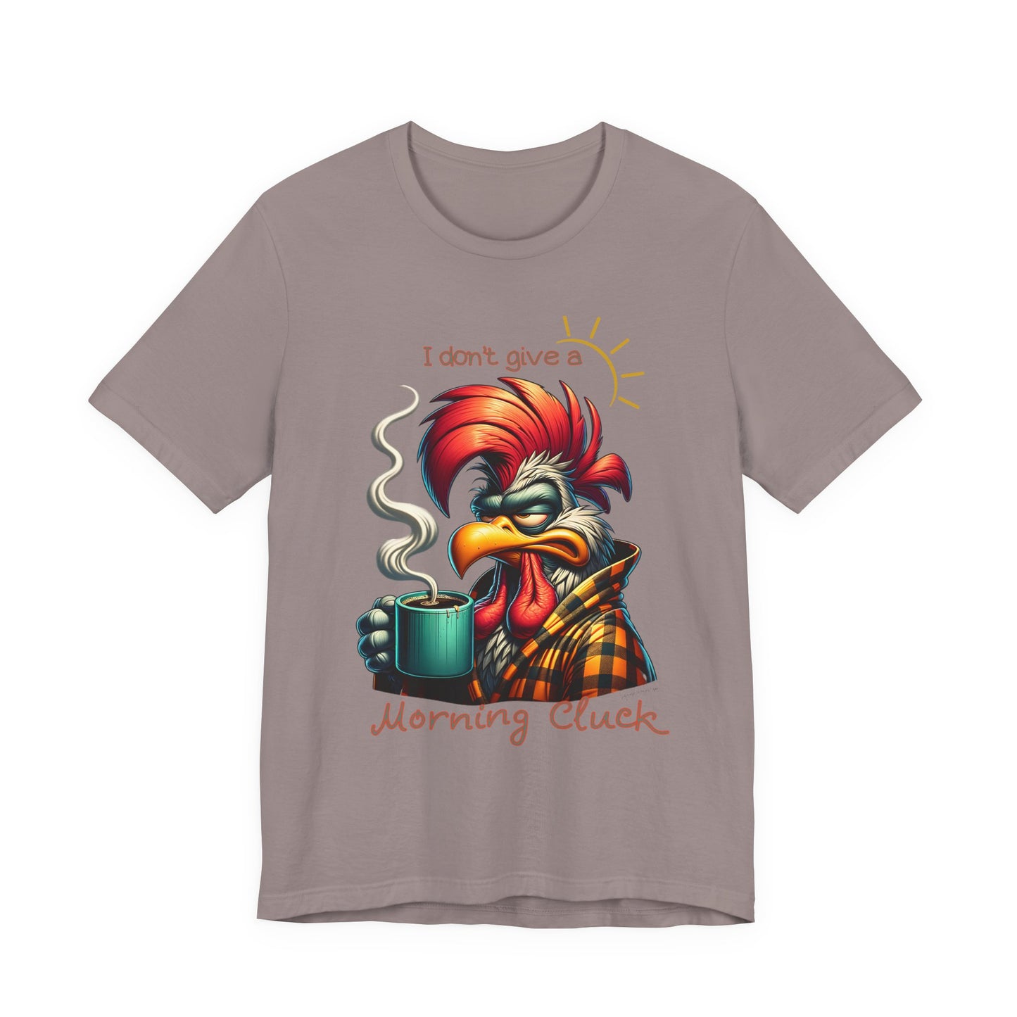 Grumpy Morning Rooster Unisex Jersey Short Sleeve Tee image 6