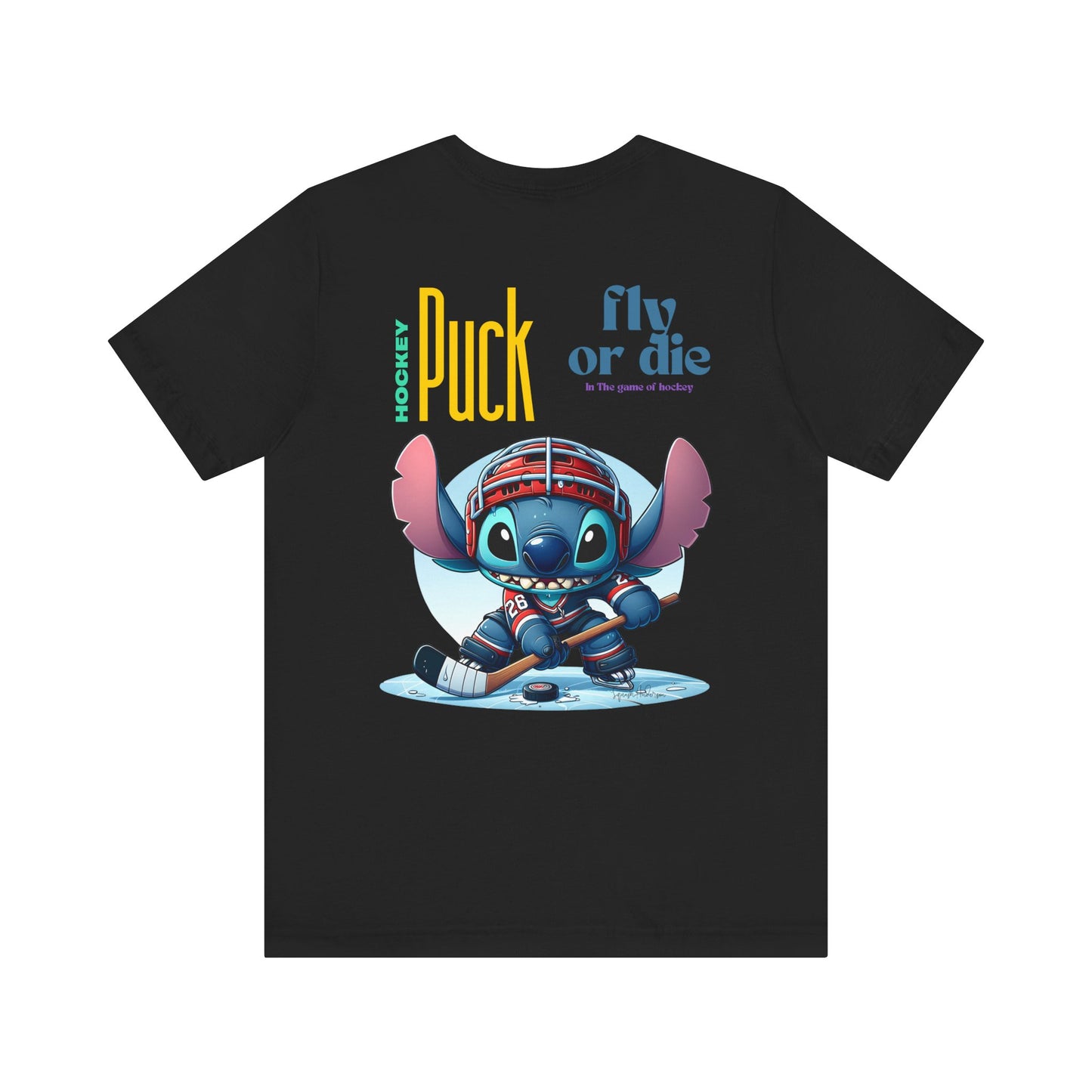 Hockey Puck Stitchup Unisex Jersey Short Sleeve Tee image 9
