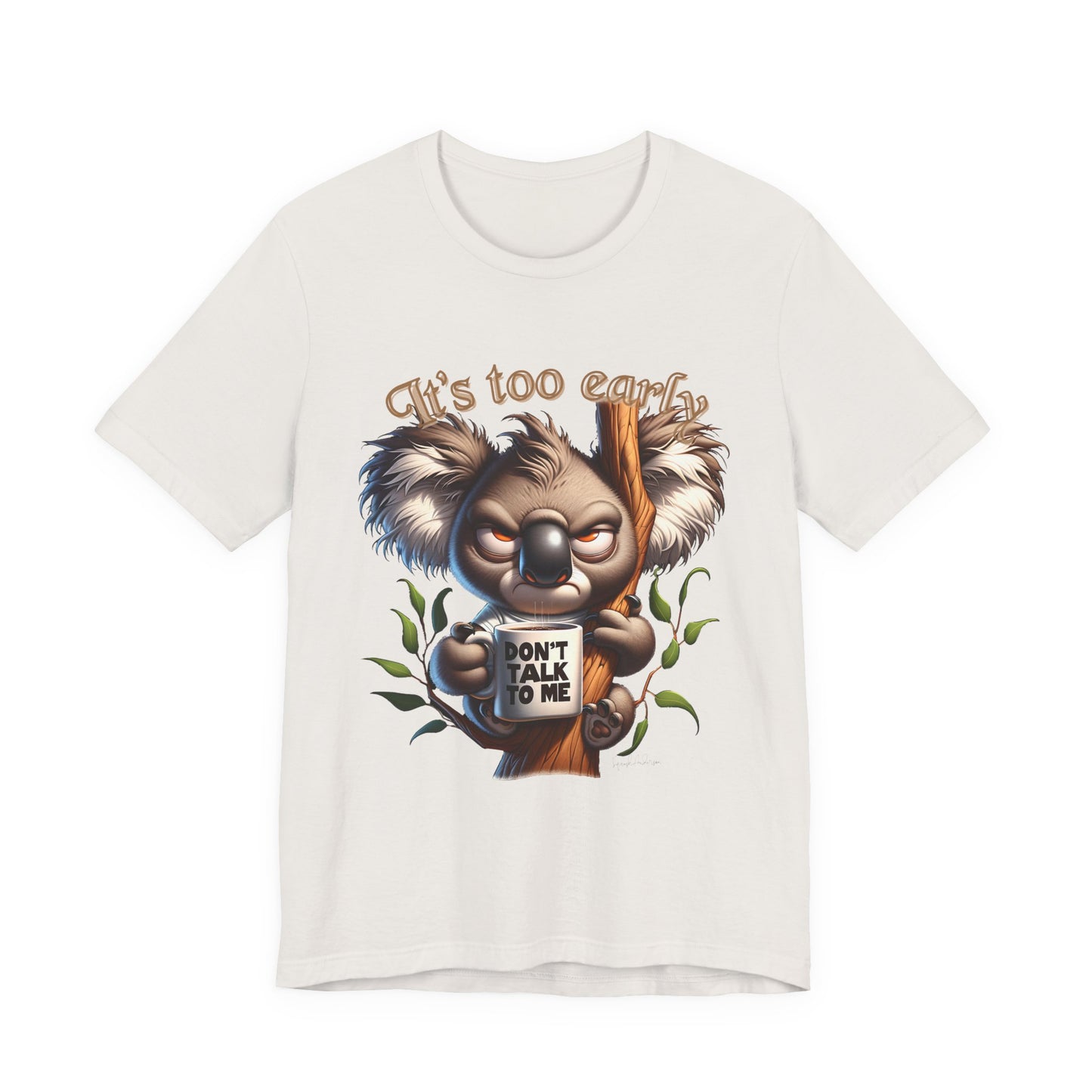 Grumpy Koala Unisex Jersey Short Sleeve Tee image 14