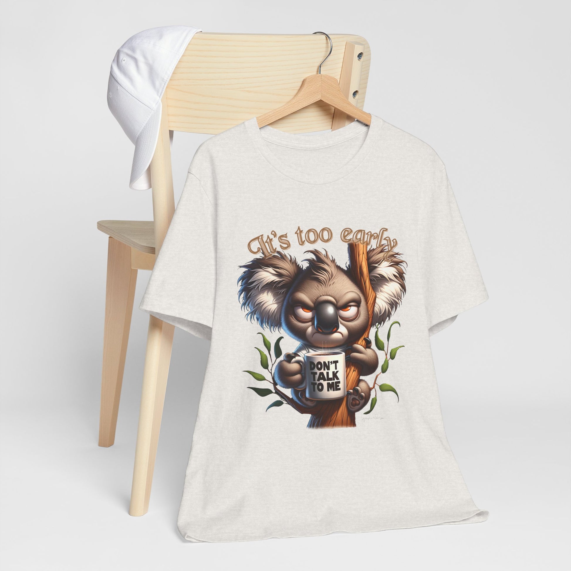 Grumpy Koala Unisex Jersey Short Sleeve Tee image 4