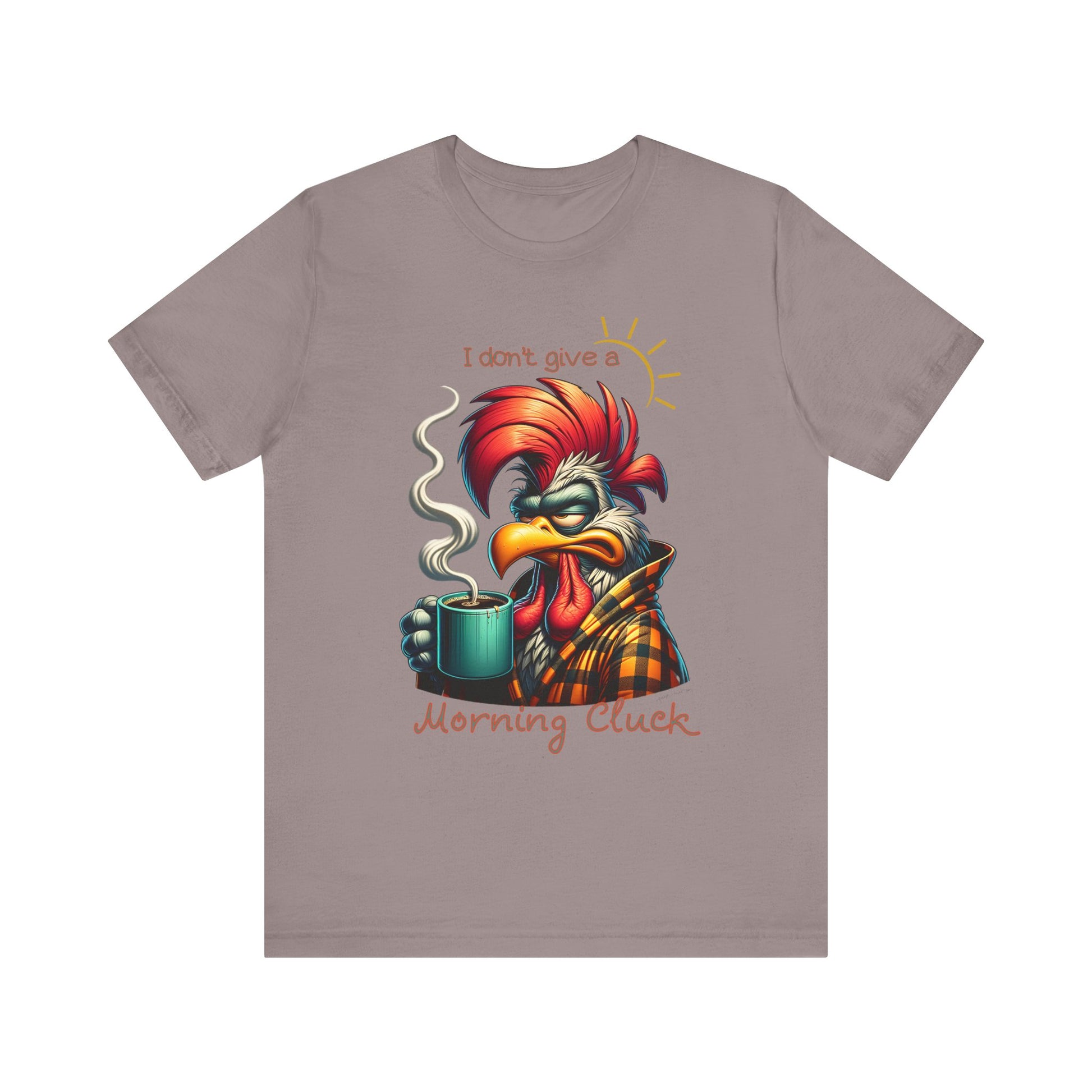 Grumpy Morning Rooster Unisex Jersey Short Sleeve Tee image 4