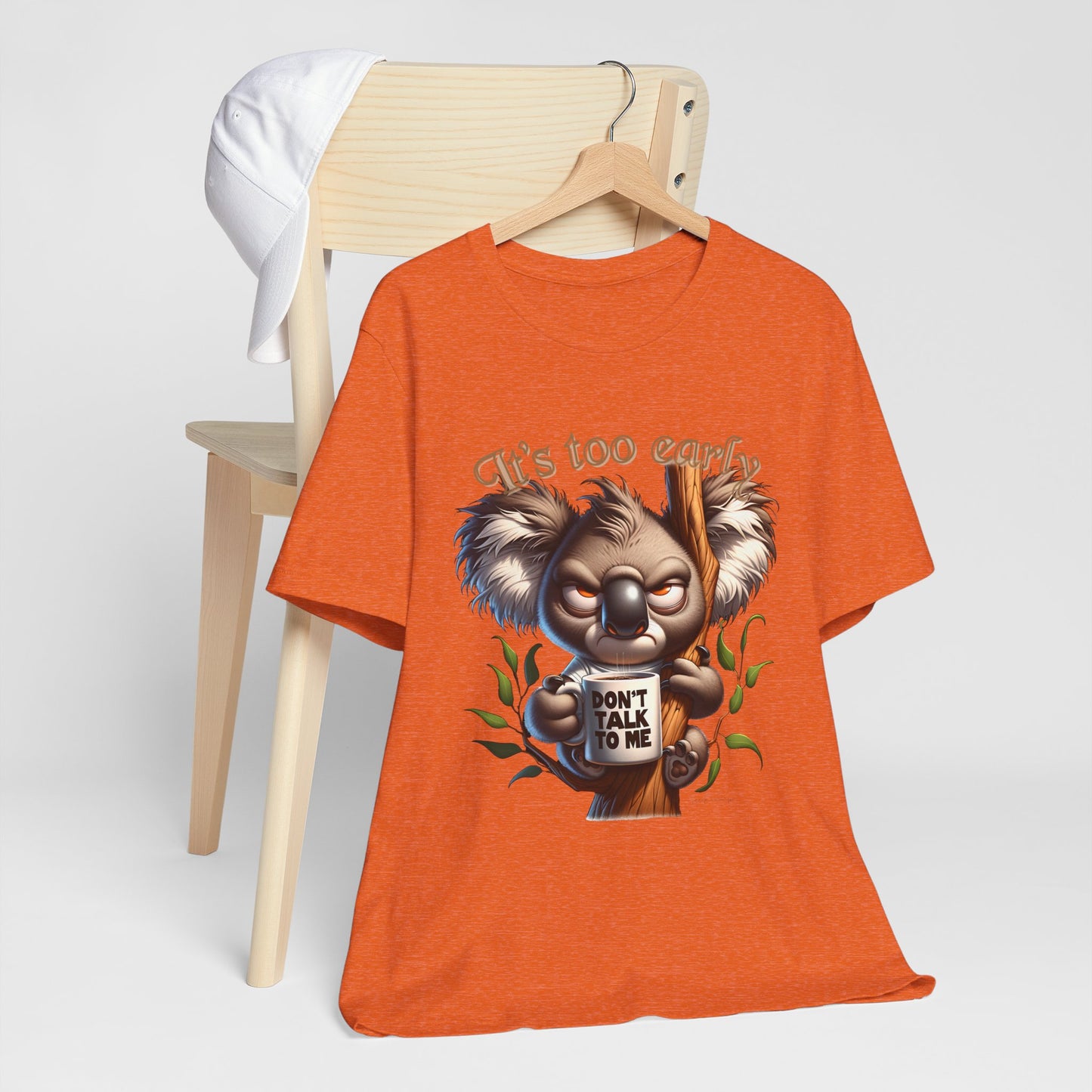 Grumpy Koala Unisex Jersey Short Sleeve Tee image 1