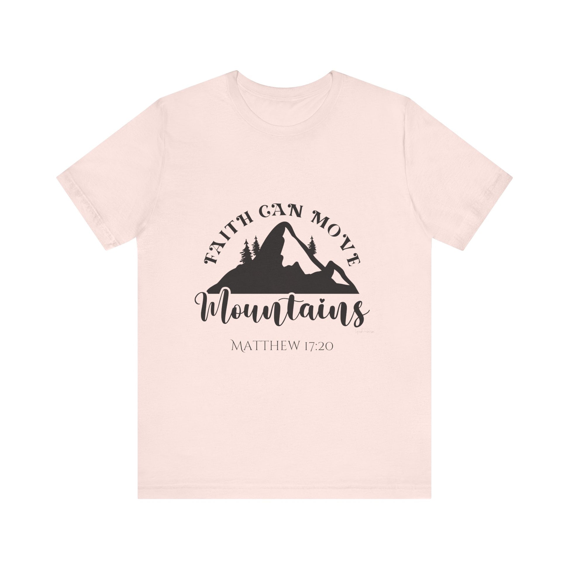 Faith can move mountains Unisex Jersey Short Sleeve Tee image 4