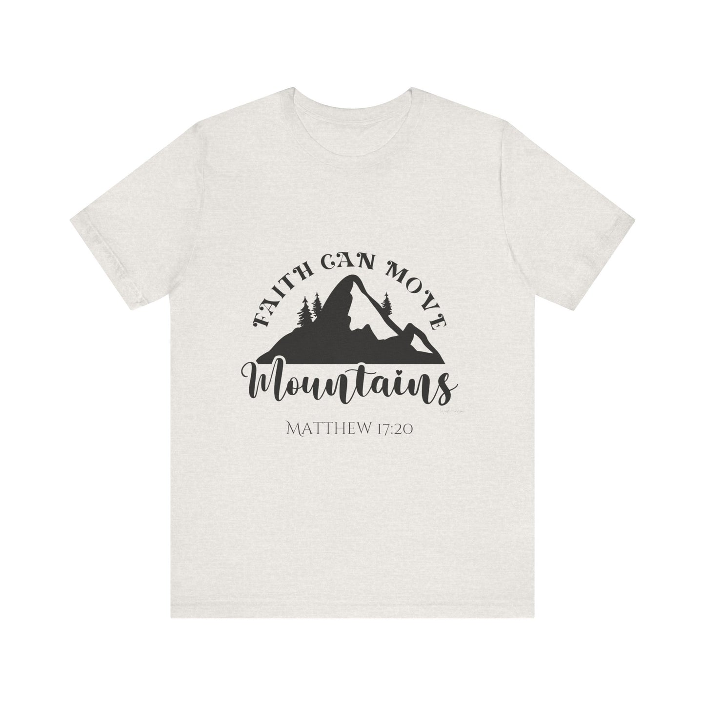Faith can move mountains Unisex Jersey Short Sleeve Tee image 12
