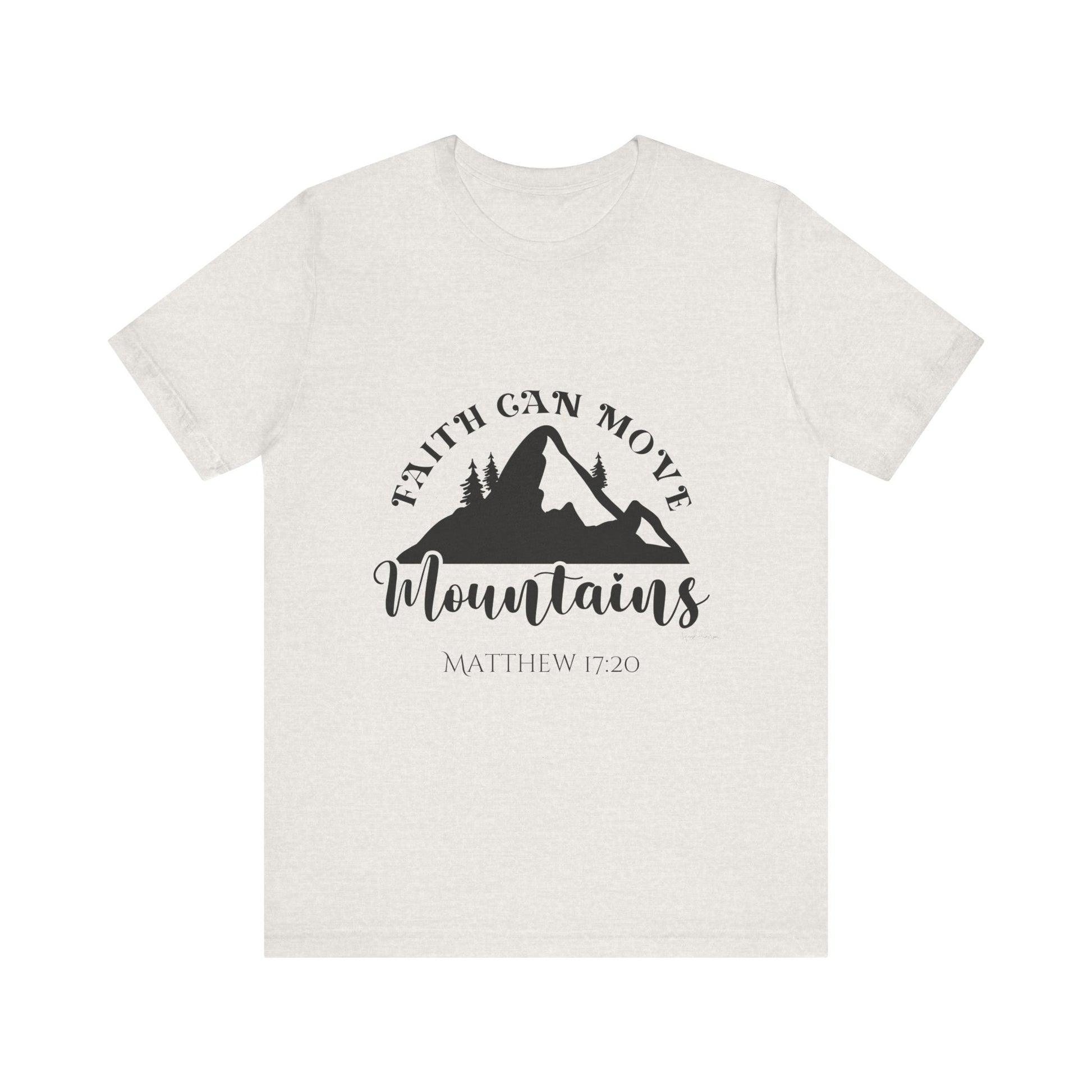 Faith can move mountains Unisex Jersey Short Sleeve Tee image 12