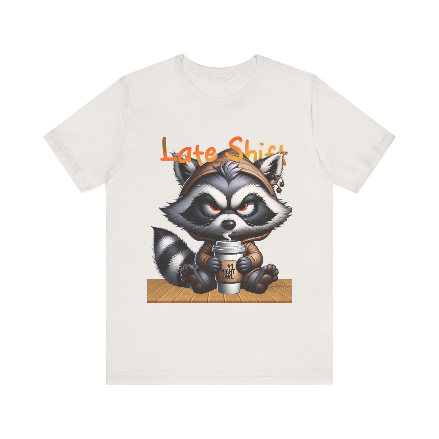 Grumpy Raccoon Unisex Jersey Short Sleeve Tee image 12