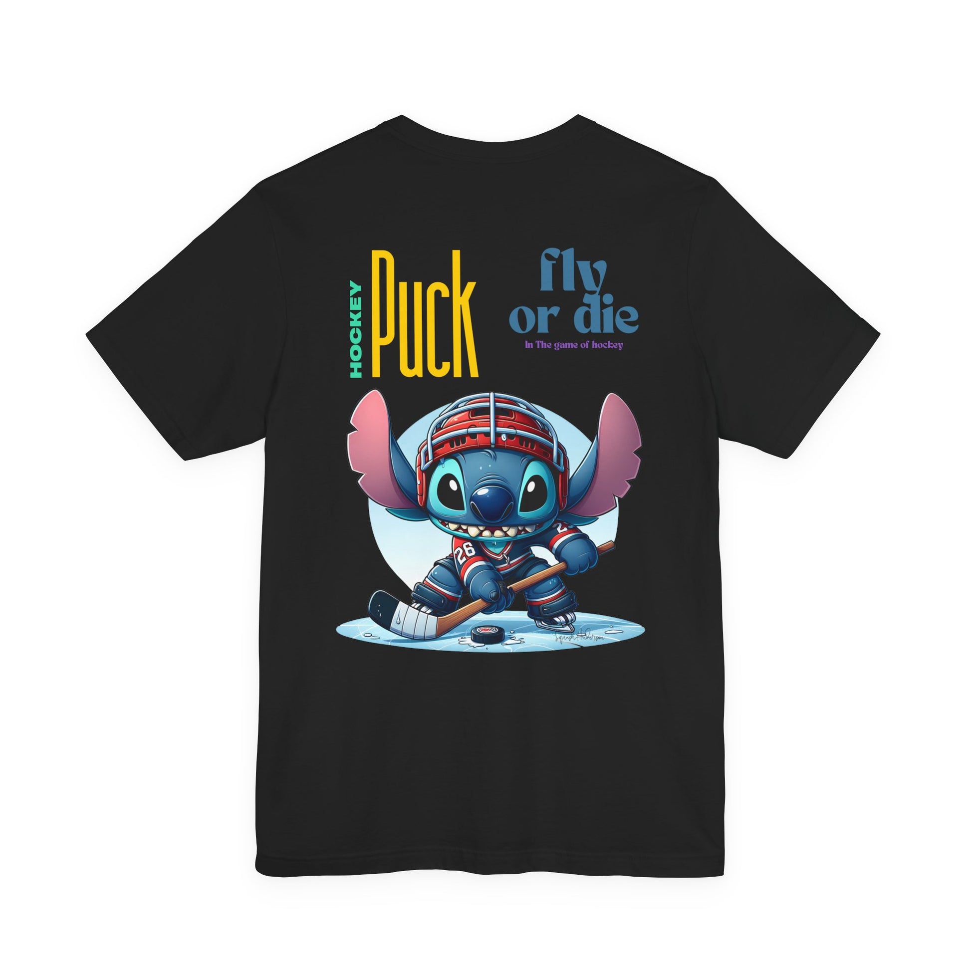 Hockey Puck Stitchup Unisex Jersey Short Sleeve Tee image 11