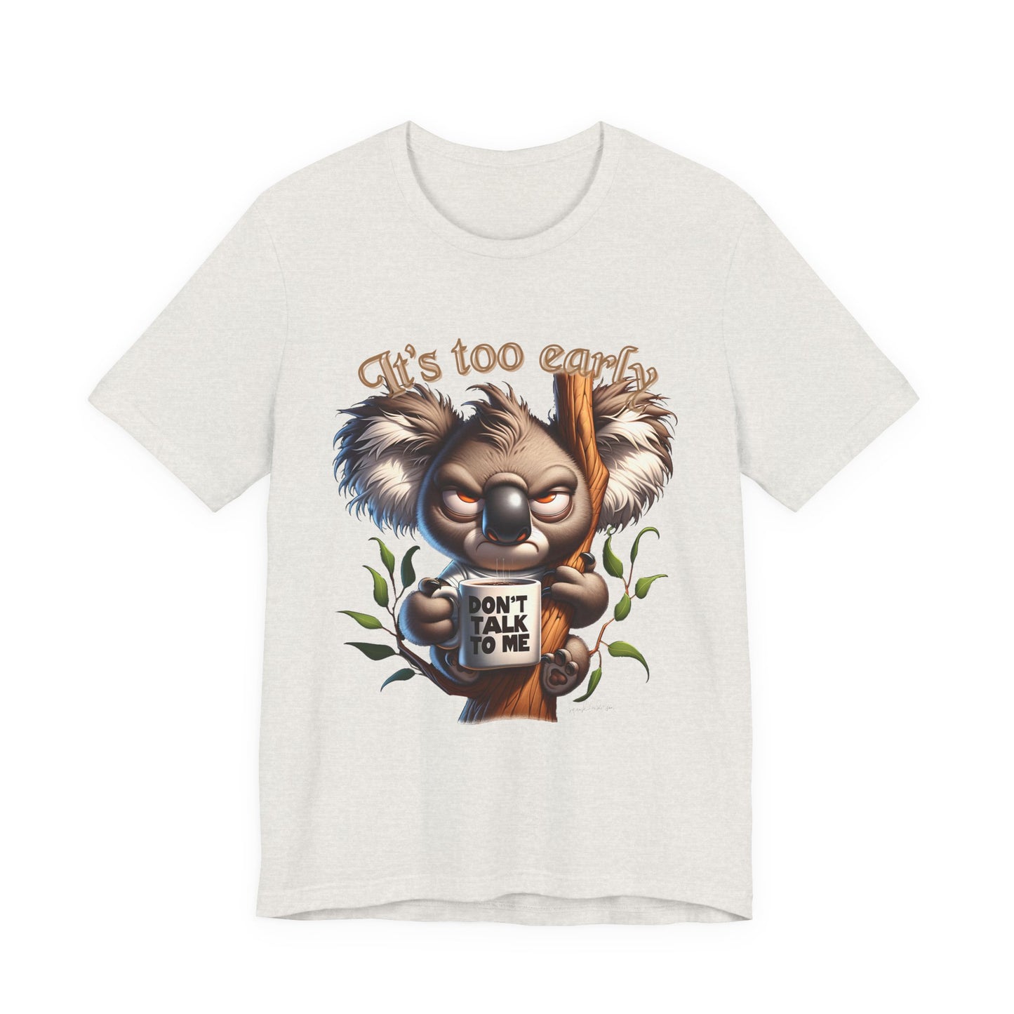 Grumpy Koala Unisex Jersey Short Sleeve Tee image 6
