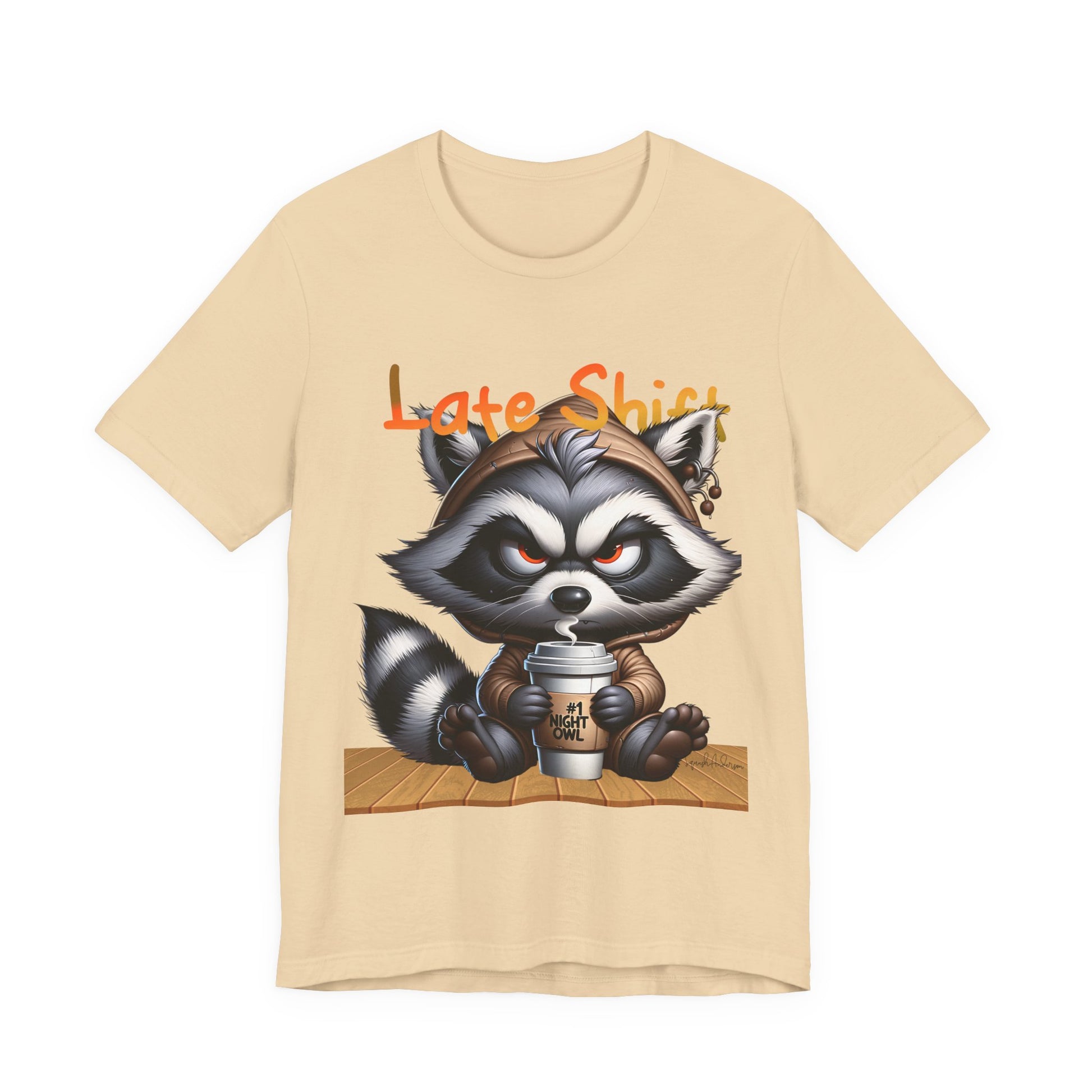 Grumpy Raccoon Unisex Jersey Short Sleeve Tee image 10